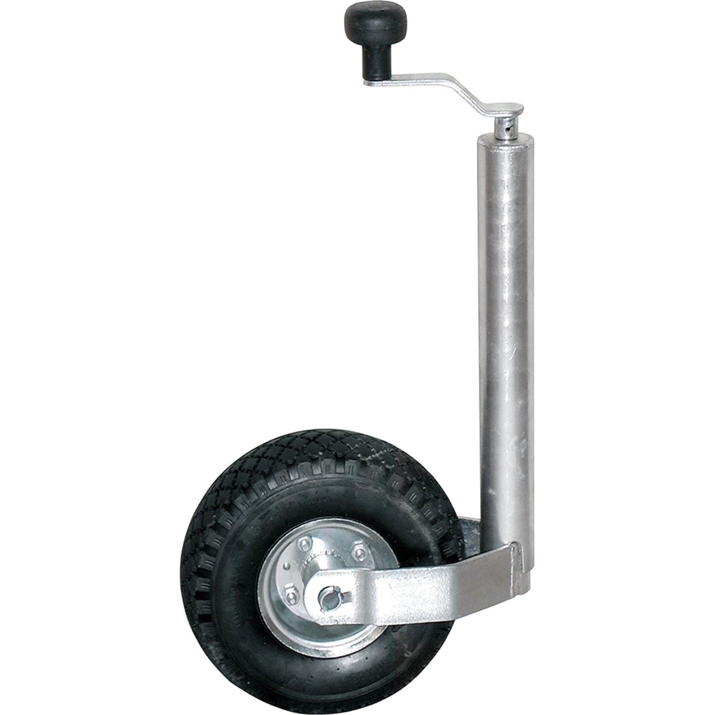 JOCKEY WHEEL C/W PNEUMATIC RUBBER TYRE & METAL HUB