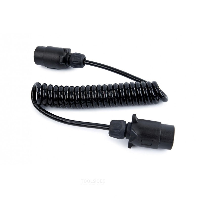 7 Pin Coiled Extension Lead Male/Male