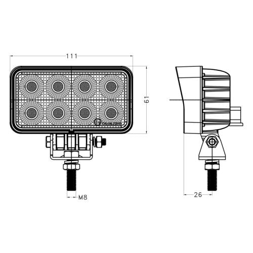 32 Watt Flood LED Work Light