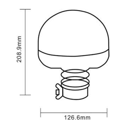 LED Pole Mounted Warning Beacon