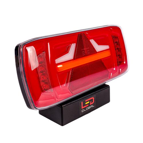 10-30V LED Combination Tail Light with Dynamic Indicator (RH)