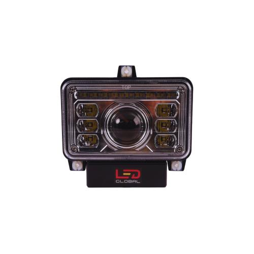 102 Watt LED High & Low Beam Headlight with DRL