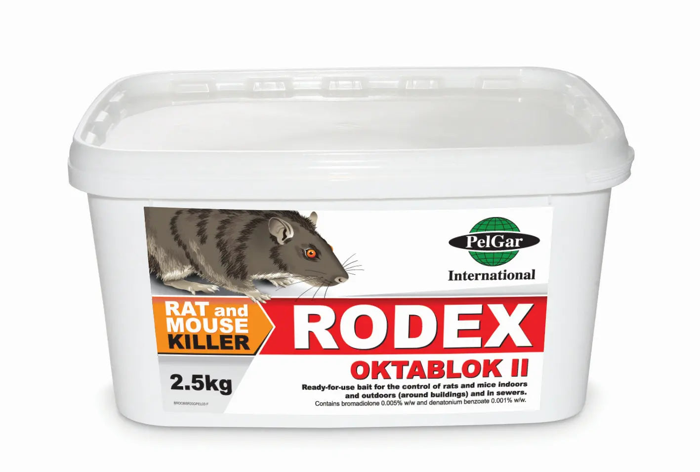 Rat & Mouse Bait-Rodex (Block) 2.5kg