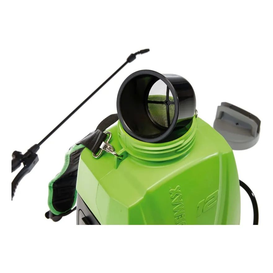Verdemax 12 litre battery backpack sprayer with filter