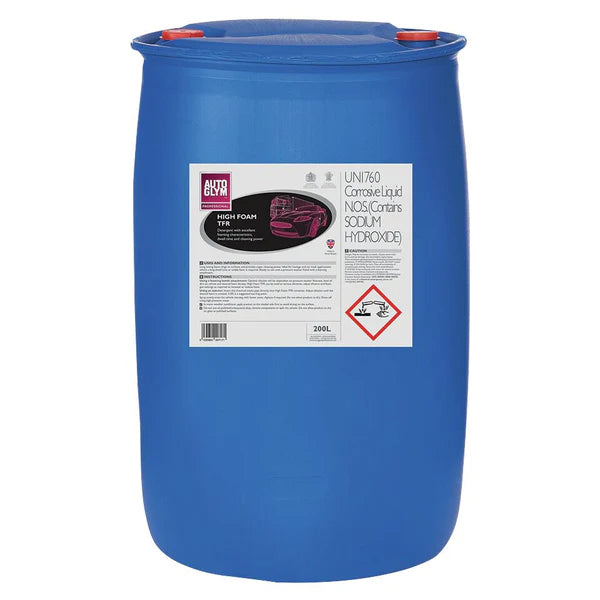 AutoGlym Detergents Available in 200L Sealed Barrels