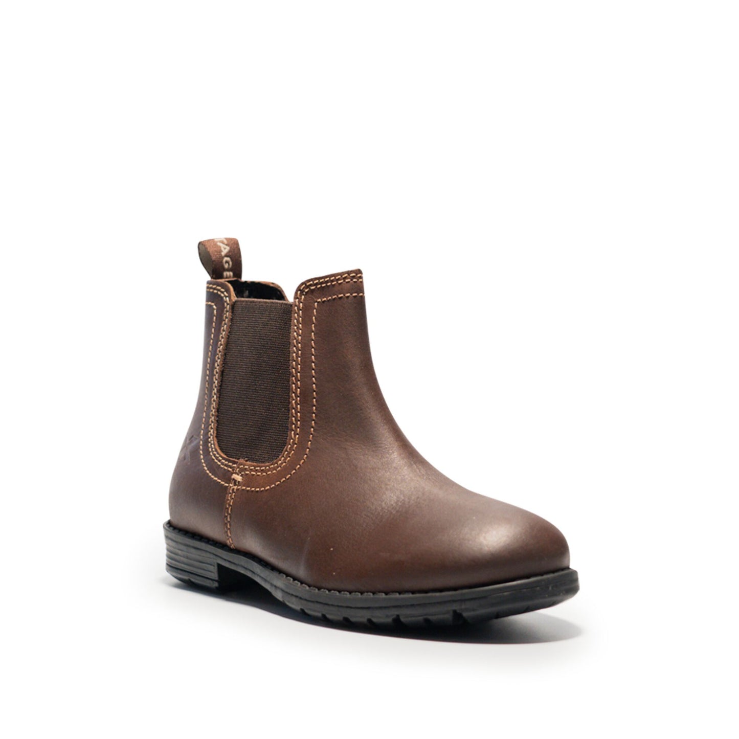 Xpert Heritage Farrier Junior Kids Chelsea Boot Rustic Brown
