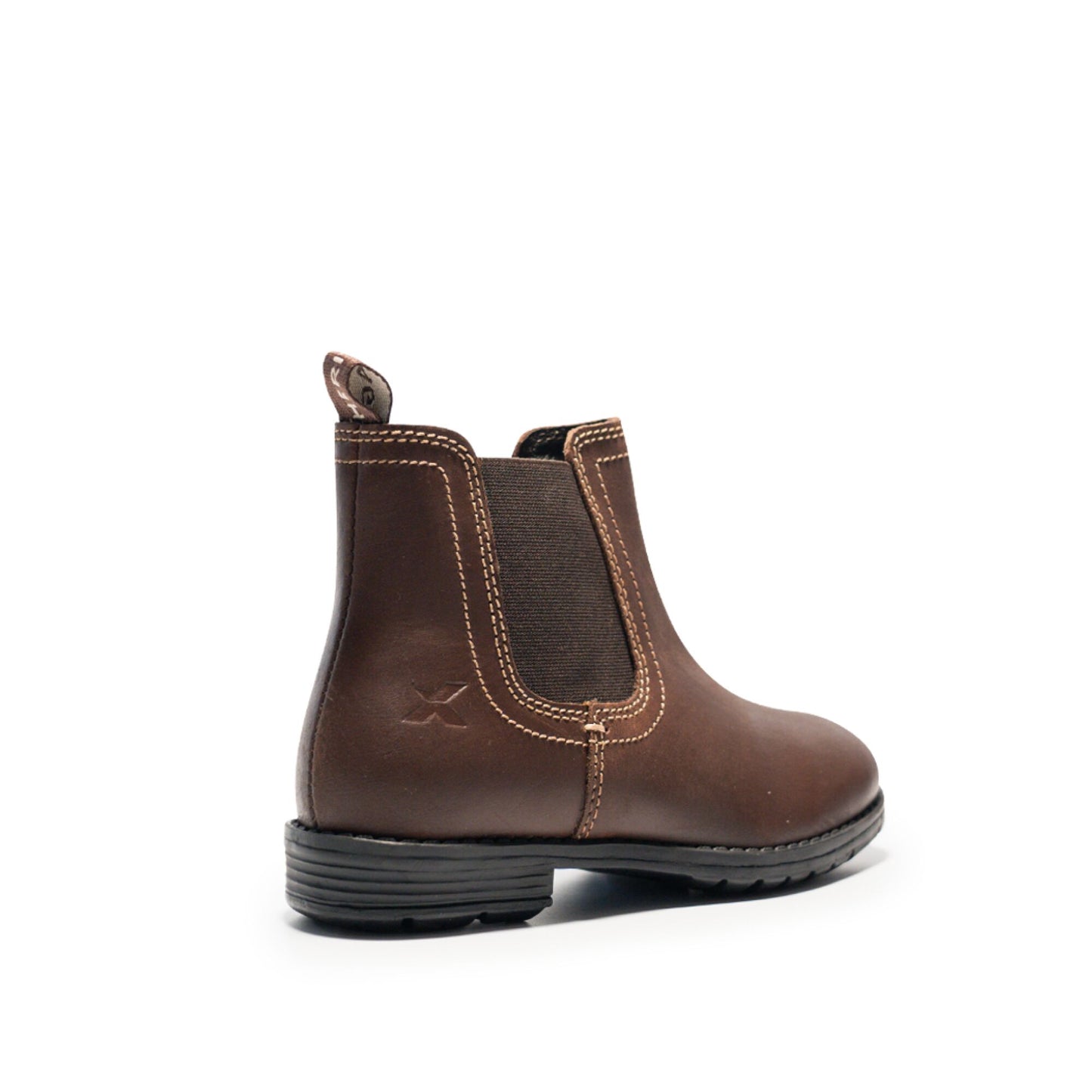 Xpert Heritage Farrier Junior Kids Chelsea Boot Rustic Brown