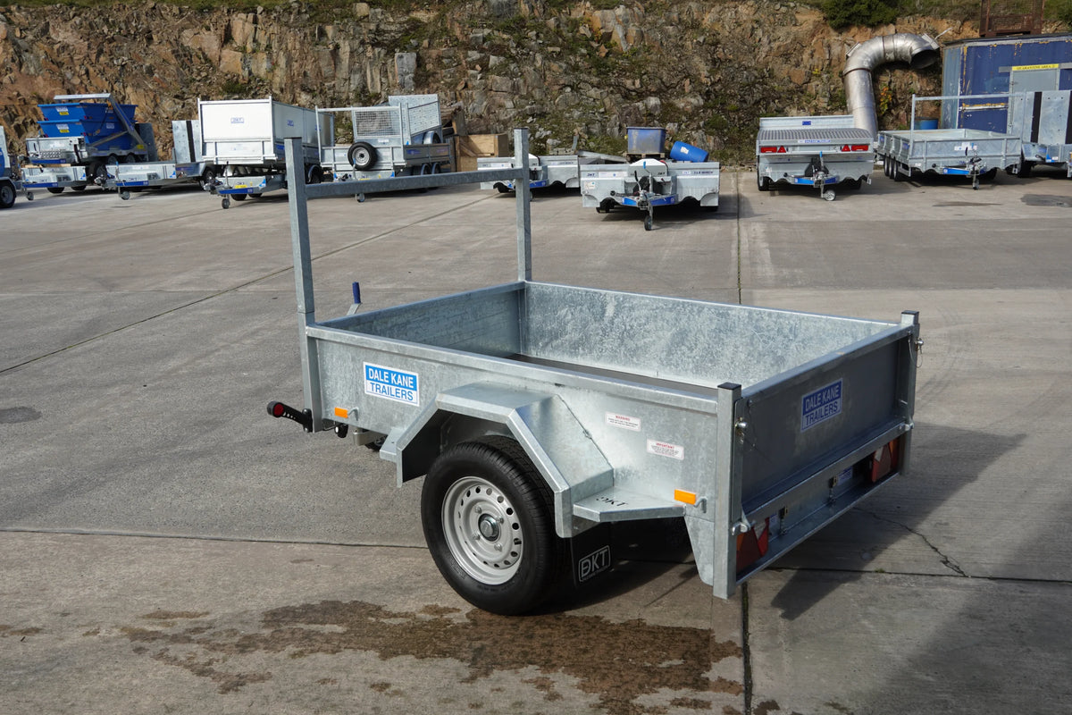 Dale Kane galvanised single axle trailer 
