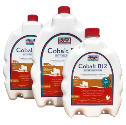 Natural Stockcare Cobalt B12 + Selenium 1L, 2.5L & 5L