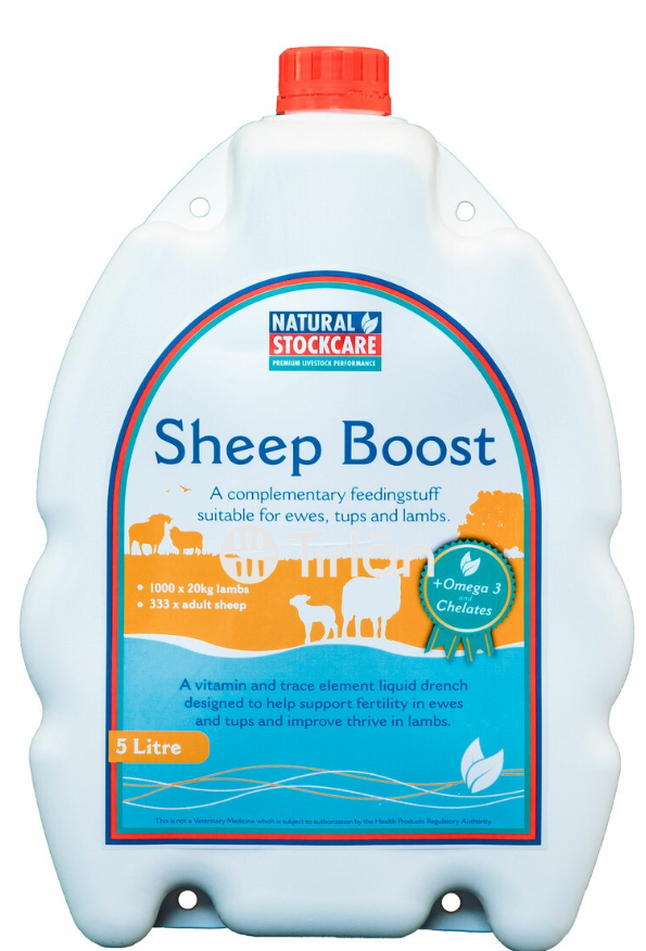 Natural Stockcare Sheep Boost 1L, 2.5L & 5L