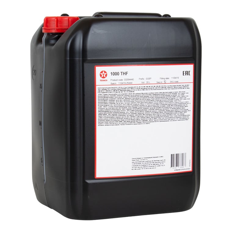 Texaco 1000THF (20L) (Back end oil)