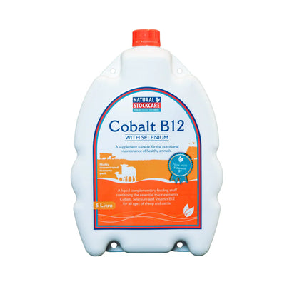 Natural Stockcare Cobalt B12 + Selenium 1L, 2.5L & 5L