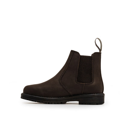 Xpert Heritage Wrangler Junior Kids Dealer Boot Dark Brown