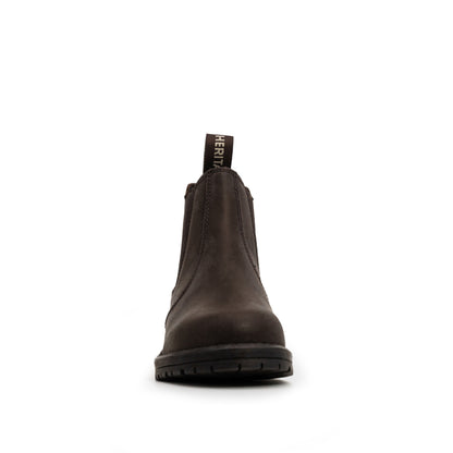 Xpert Heritage Wrangler Junior Kids Dealer Boot Dark Brown