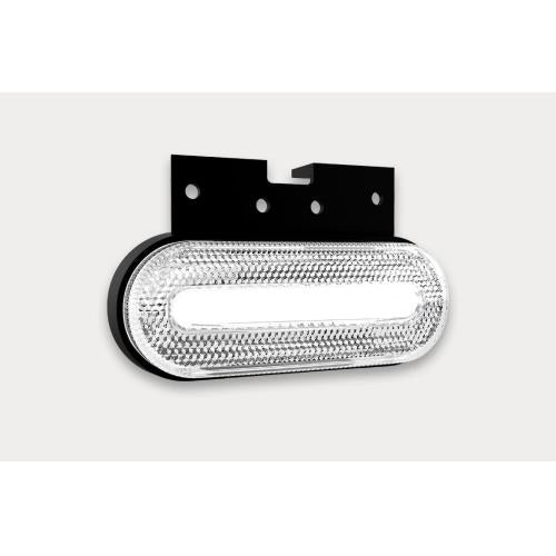 12/36V LED Marker Light with Bracket - Clear