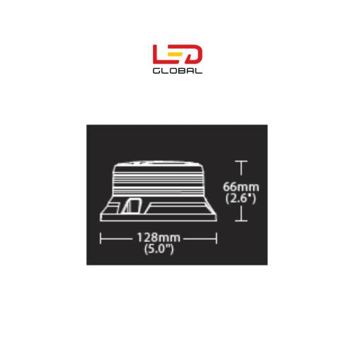 Amber/Green LED Magnet Beacon