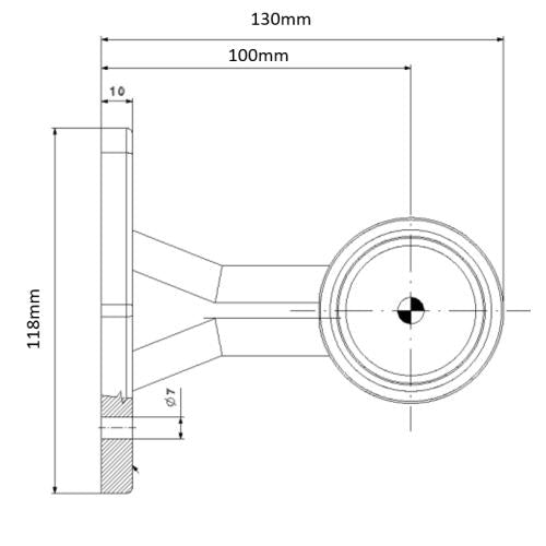 12/24V LED STALK MARKER LIGHT (LONG)