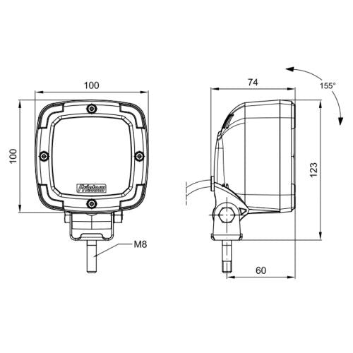 12-24 Volt Reverse Light