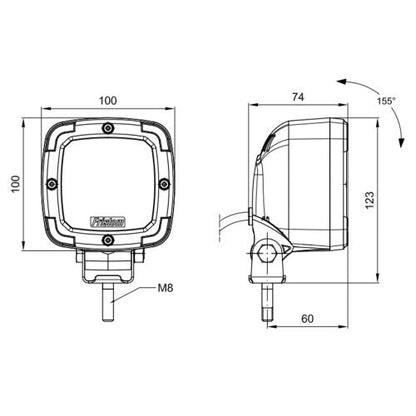 12-24 Volt Reverse Light