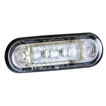 12/24V LED FLUSH MARKER LIGHT (AMBER)