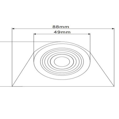 12-36 Volts LED Short Rubber Marker Light