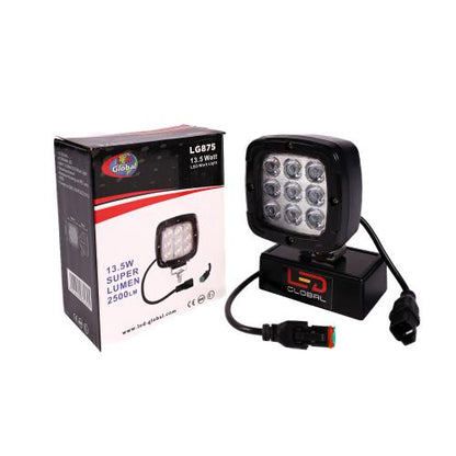 13.5 Watt LED Square Work Light