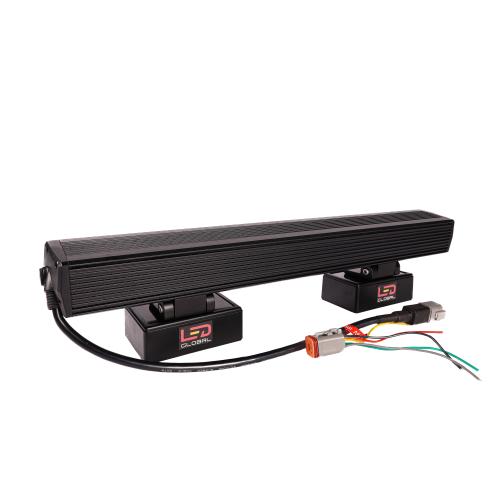 150 Watt 20" LED Driving Bar with White Position Light & Amber Strobe Function