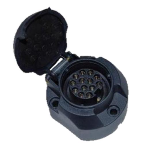 13 Pin Plastic Socket for Vehicles