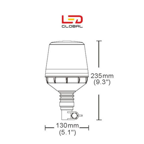 Halogen Flexi Din Beacon