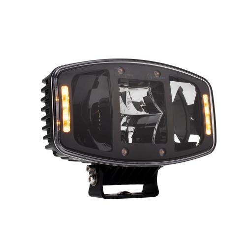 120 Watt LED Driving Light with Dual Colour Position Light & Amber Warning Strobe