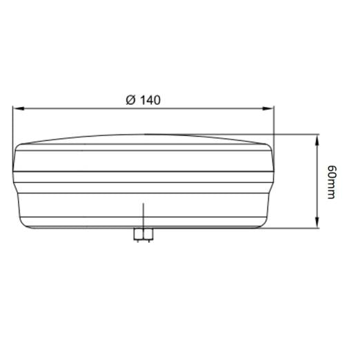 LED Burger Combination Tail Light