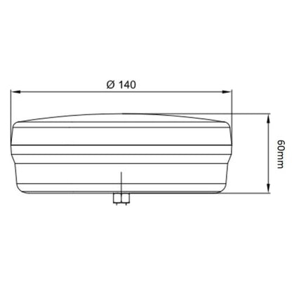 LED Burger Combination Tail Light