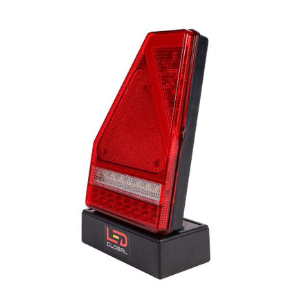 9-33V LED Triangular Combination Tail Light with Built In Smart Resistor (LH)