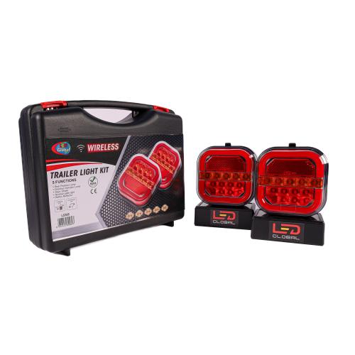 Rechargeable LED Magnetic Trailer Tail Light Kit