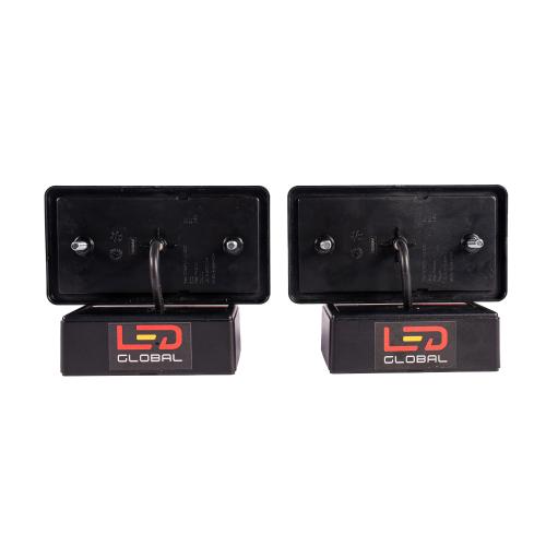 9-33 Volts LED Rectangular Combination Tail Light - Pair