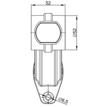 3 FUNCTION LED 90 DEGREE STALK MARKER LIGHT (RH)