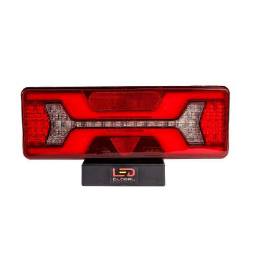 9-33v LED Combination Tail Light with Dynamic Indicator + Built In Smart Resistor (RH)