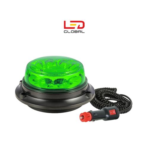 Green LED Low Profile Magnet Beacon