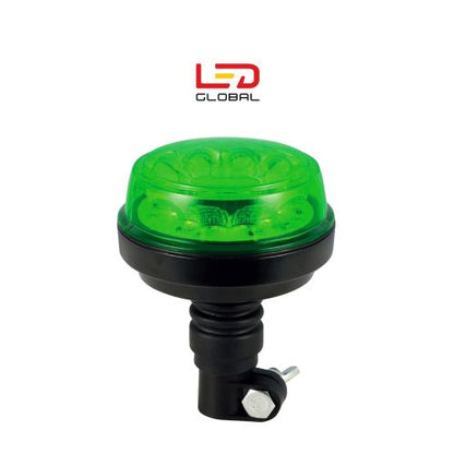 Green LED Low Profile Flexi Pole Beacon