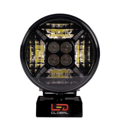 60 Watt 7 LED Driving Light with Dual Colour Position Light