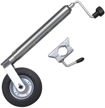 Wheel with Mounting Bracket – 48mm Tube, 200mm Rim