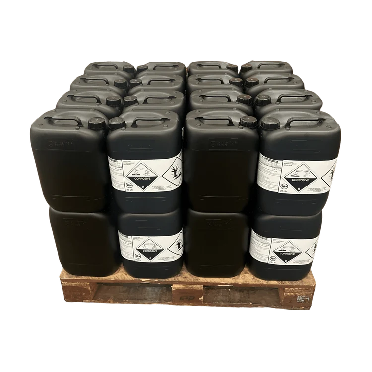 Sodium Hypochlorite Red Label 25L pallet