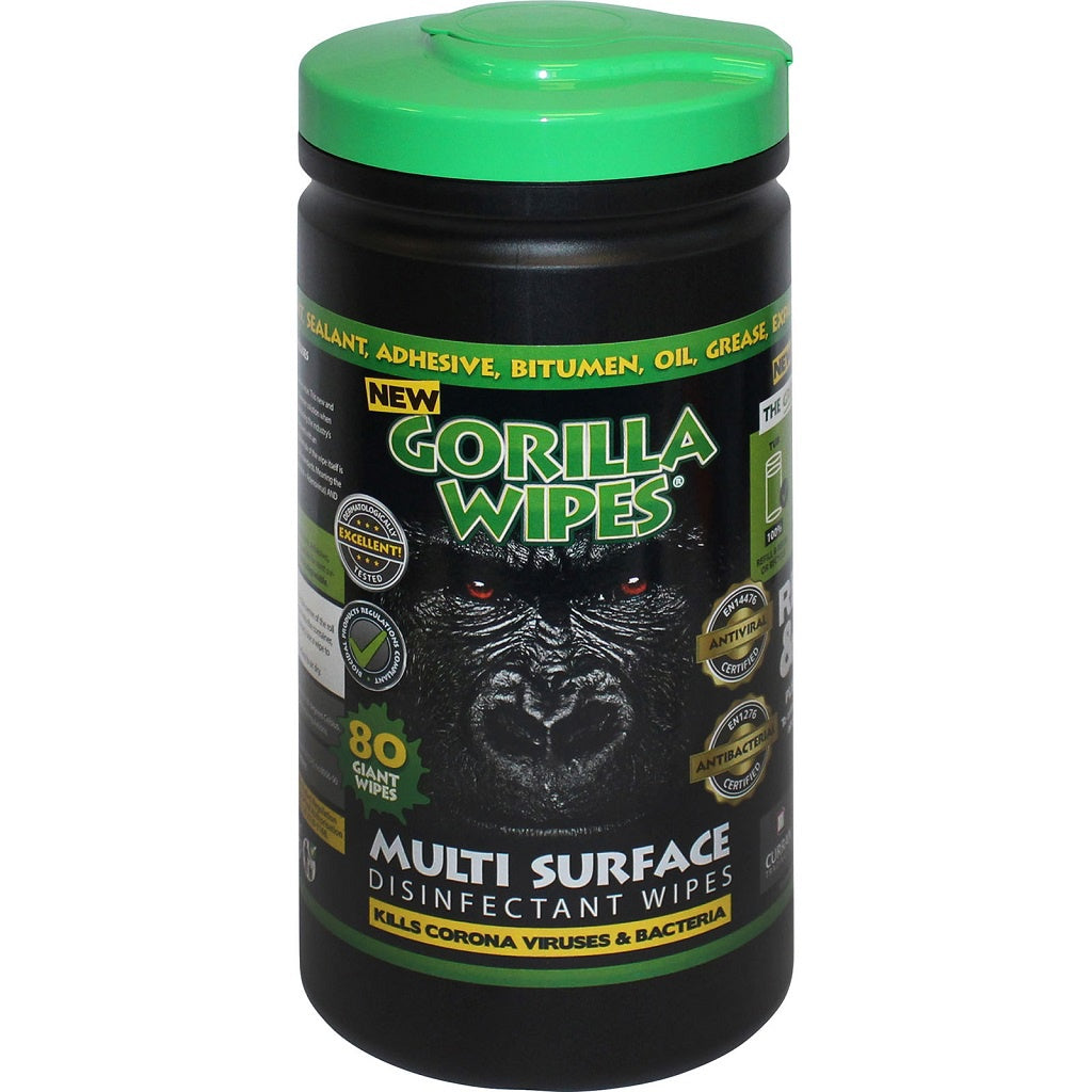 Gorilla Wipes Green 80 Sheets